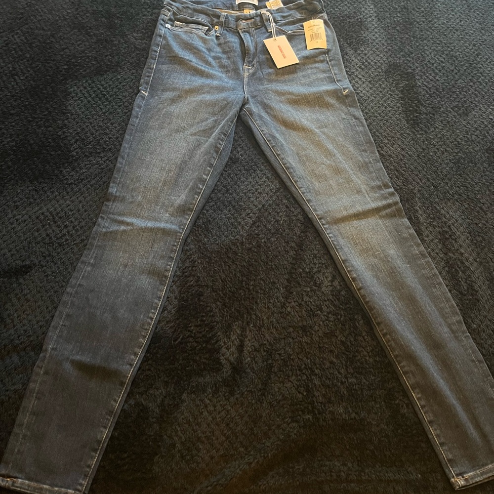 Good American Women's Skinny Blue Jeans